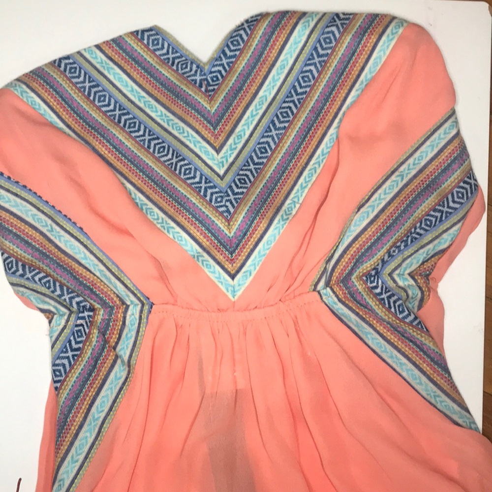 Strapless maxi dress